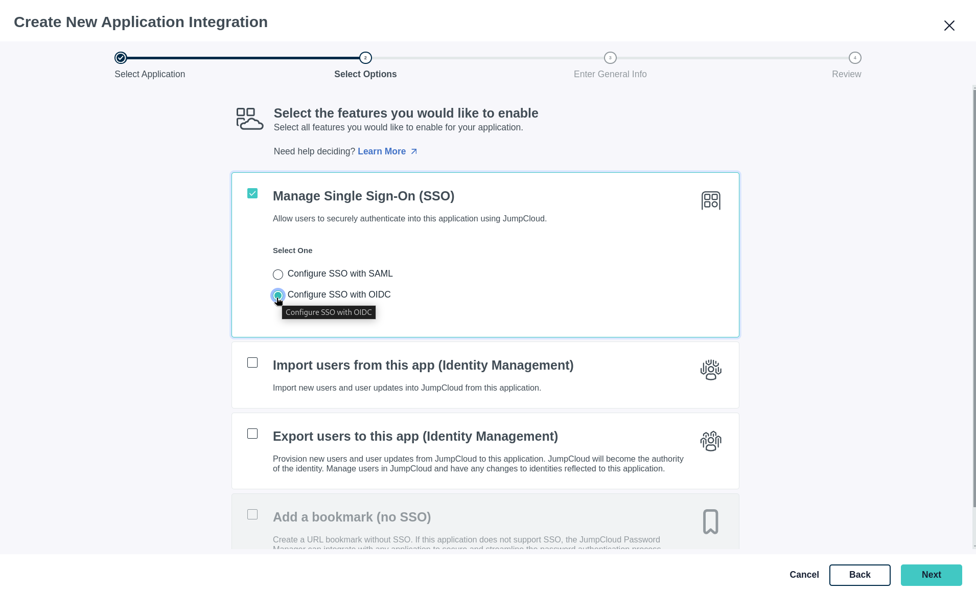 Configure SSO with OIDC